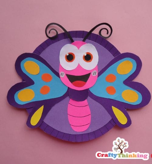 Paper Plate Butterfly Craft