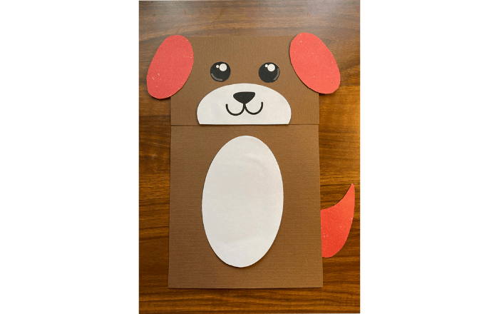 Dog Paper Bag Puppet
