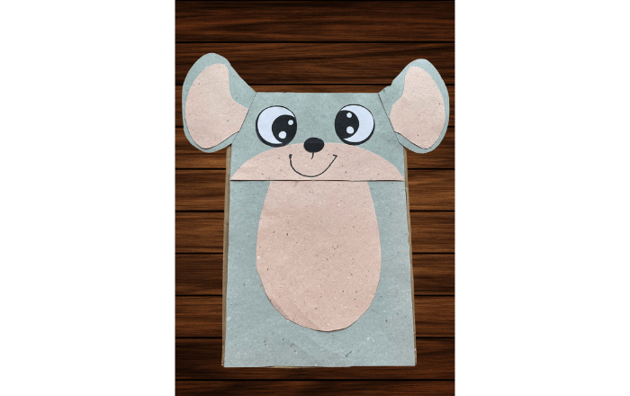 Mouse Paper Bag Puppet