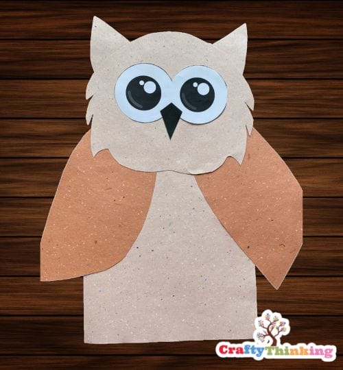 Owl Paperbag Puppet