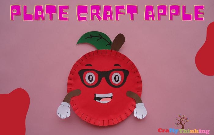 Paper Plate Apple Craft