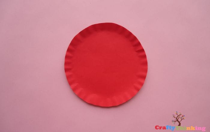 Paper Plate Apple Craft