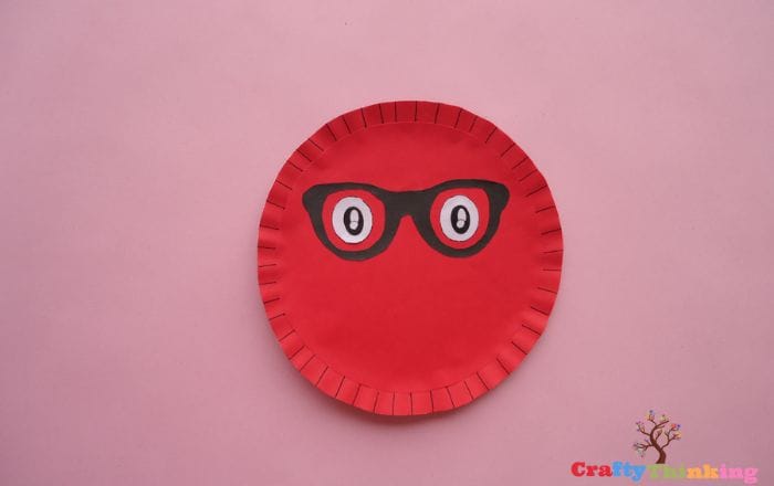 Paper Plate Apple Craft