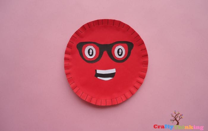 Paper Plate Apple Craft