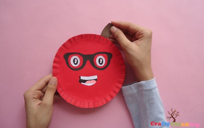 Paper Plate Apple Craft