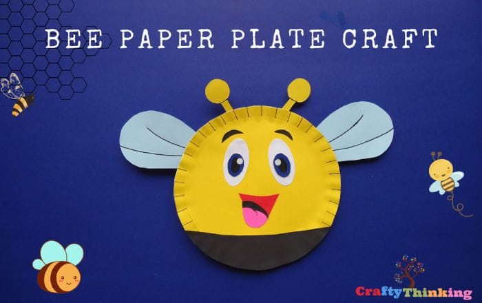 Paper Plate Bee Craft