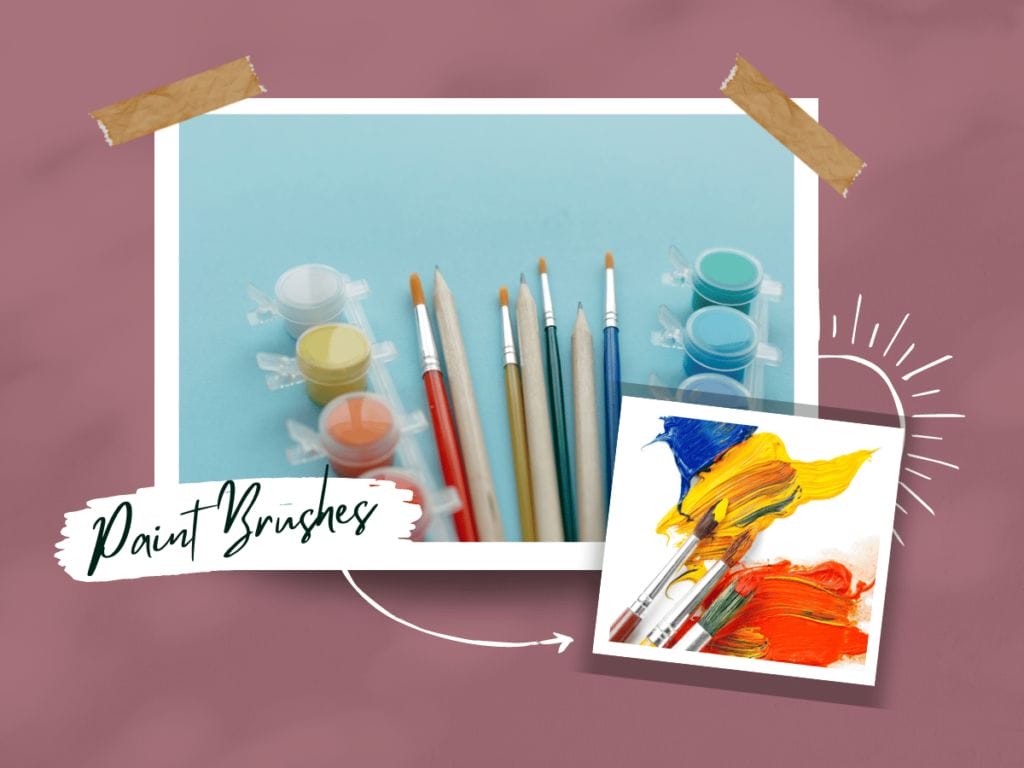 Paint Brushes, Anezus 50 Pcs Kids Paint Brushes Bulk Toddler Paint
