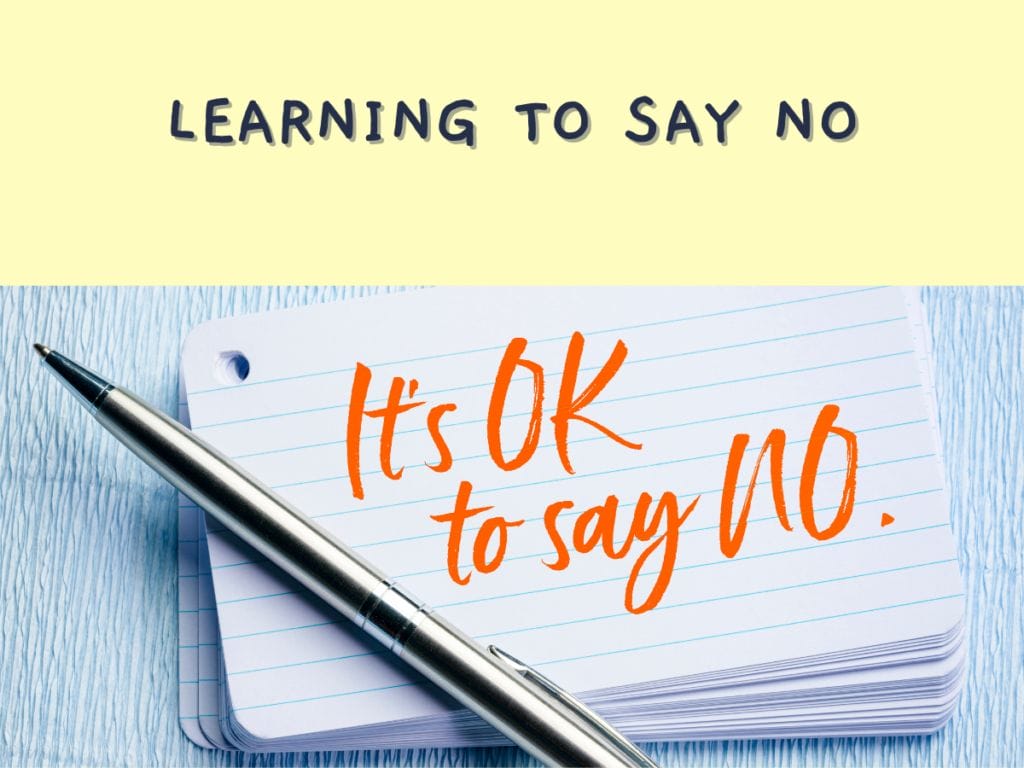 Learning to Say No