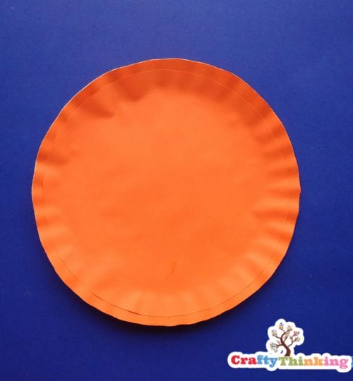 fox paper plate