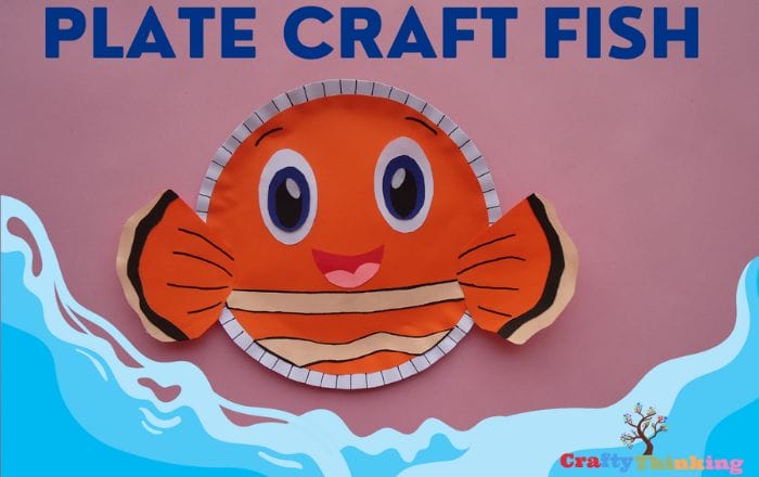 fish paper plate