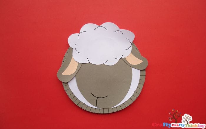 Sheep Paper Plate Craft