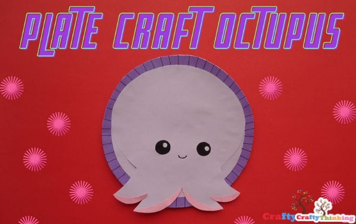 octopus paper plate craft