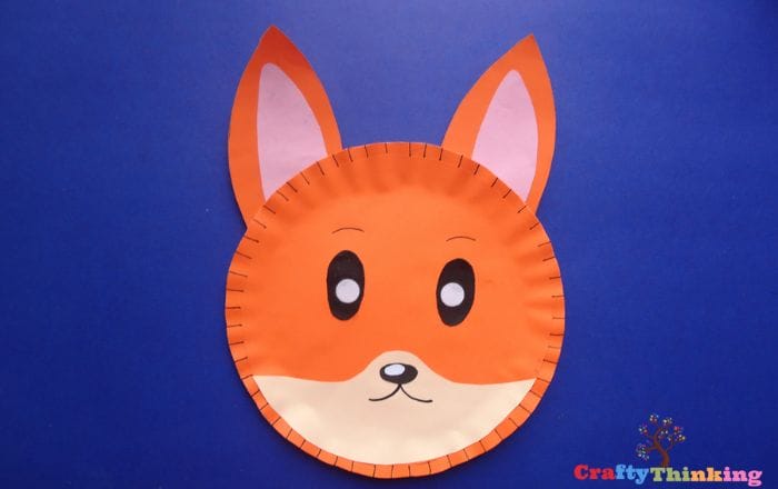 fox paper plate