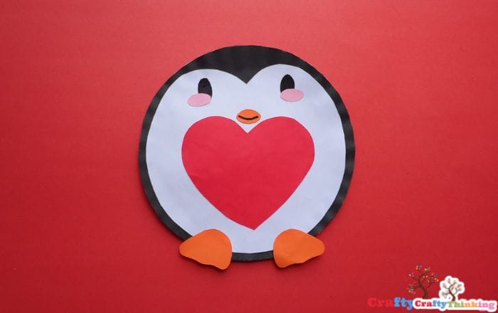 paper plate penguin craft