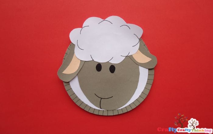 Sheep Paper Plate Craft