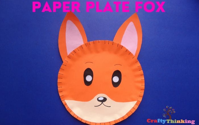 fox paper plate