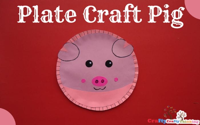 pig paper plate craft