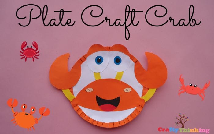 Paper Plate Crab Craft