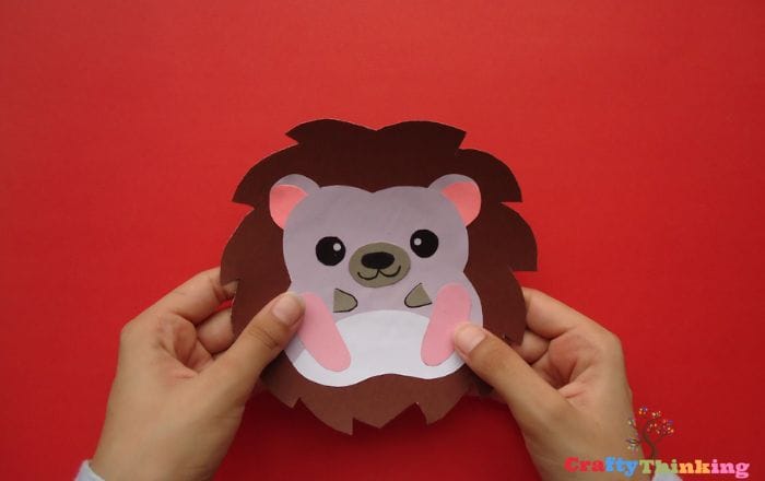 Hedgehog Paper Plate