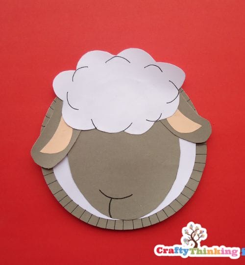 Sheep Paper Plate Craft