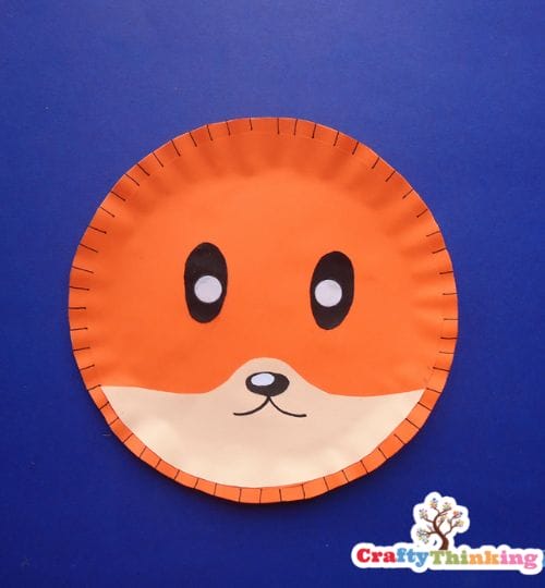 fox paper plate