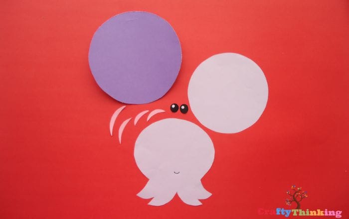 octopus paper plate craft