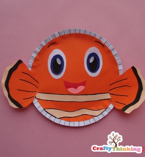 fish paper plate