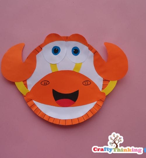 Paper Plate Crab Craft