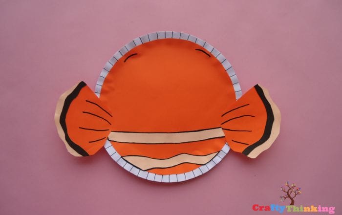 fish paper plate