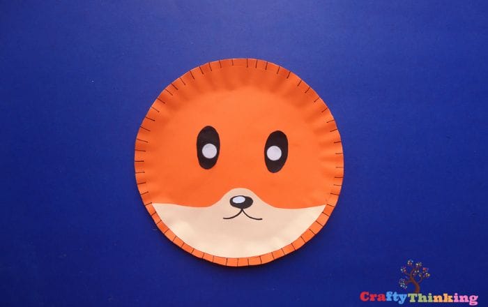 fox paper plate