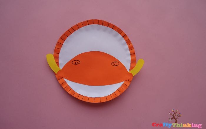 Paper Plate Crab Craft