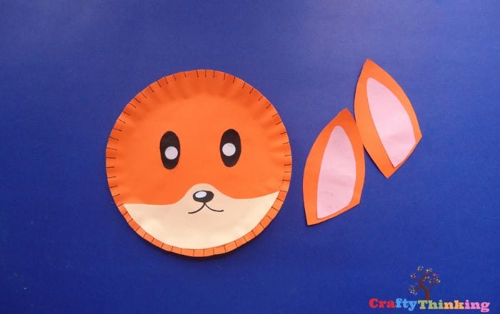 fox paper plate