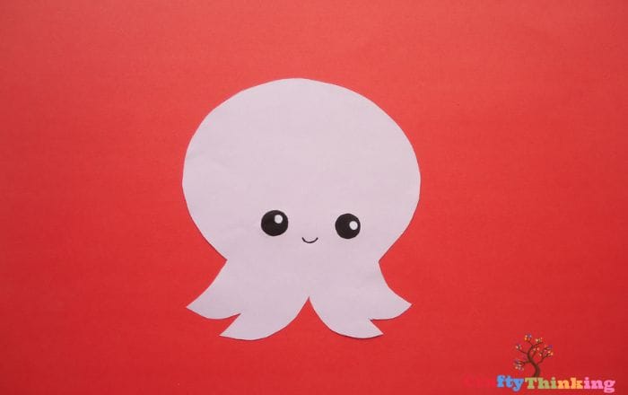 octopus paper plate craft