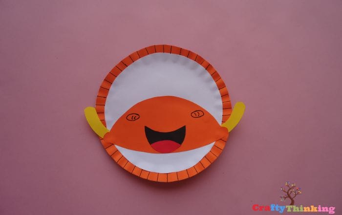 Paper Plate Crab Craft