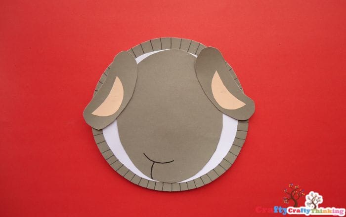 Sheep Paper Plate Craft