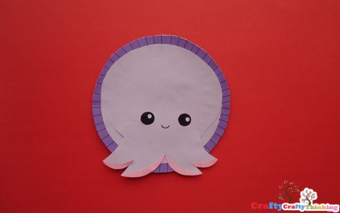 octopus paper plate craft