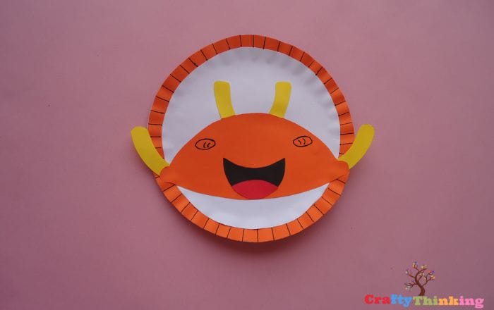 Paper Plate Crab Craft