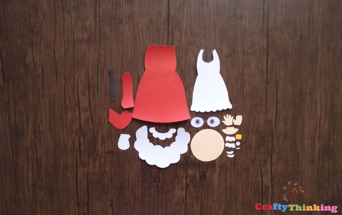 Mrs. Clause Paper Craft