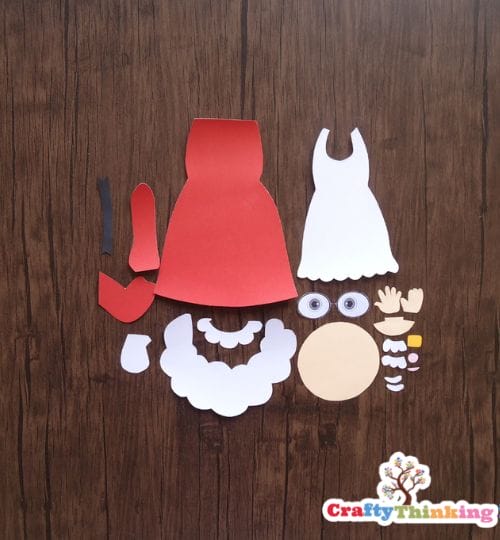 Mrs. Santa Clause Paper Craft