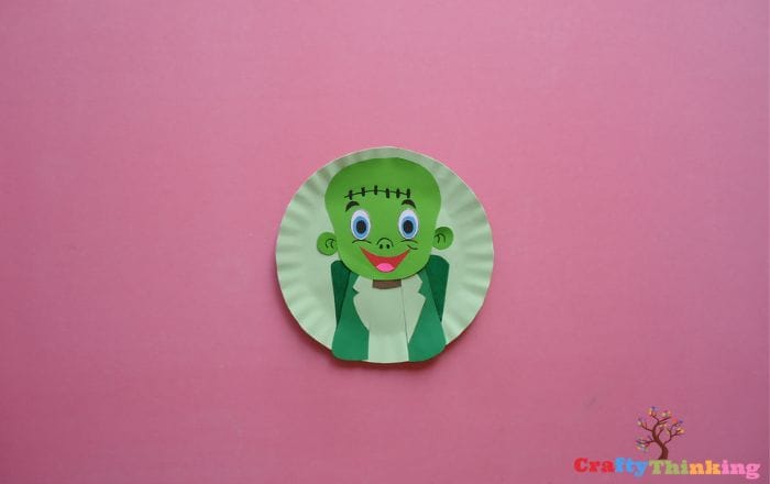 Frankenstein Craft Paper Plate