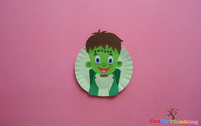 Frankenstein Craft Paper Plate