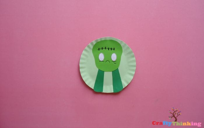 Frankenstein Craft Paper Plate