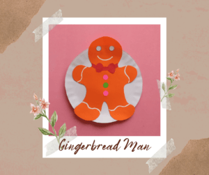 Gingerbread Man Paper Plate Craft