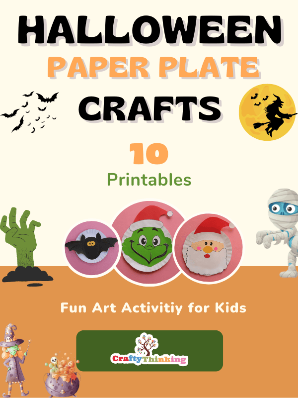 Halloween Paper Plate Craft Templates