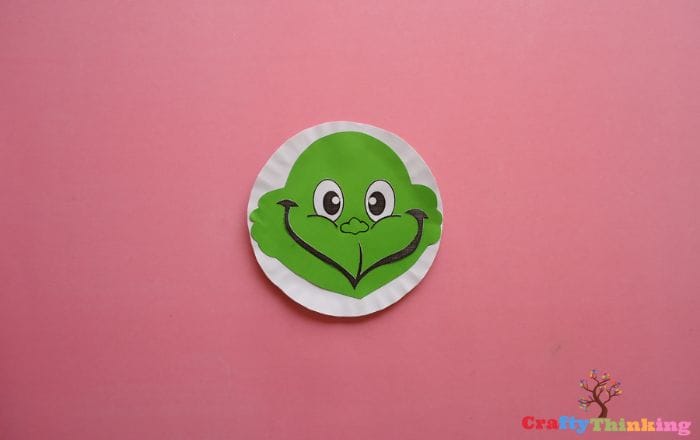 How to Make a Paper Plate Grinch for Kids