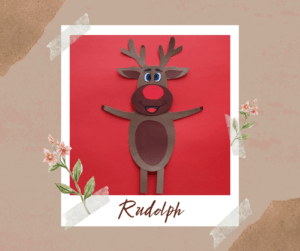 Rudolph the Red Nosed Reindeer Paper Craft