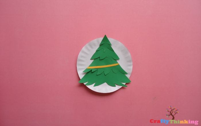 DIY Paper Plate Christmas Tree