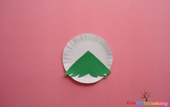 DIY Paper Plate Christmas Tree