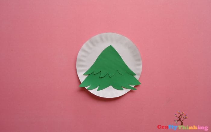 DIY Paper Plate Christmas Tree