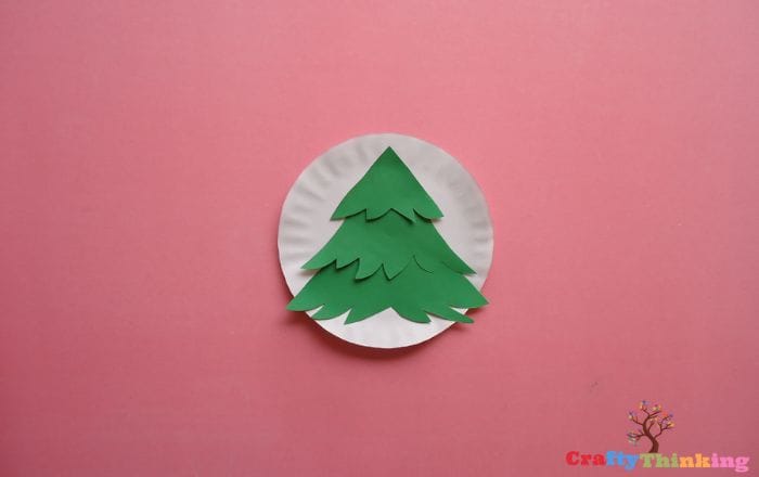 DIY Paper Plate Christmas Tree